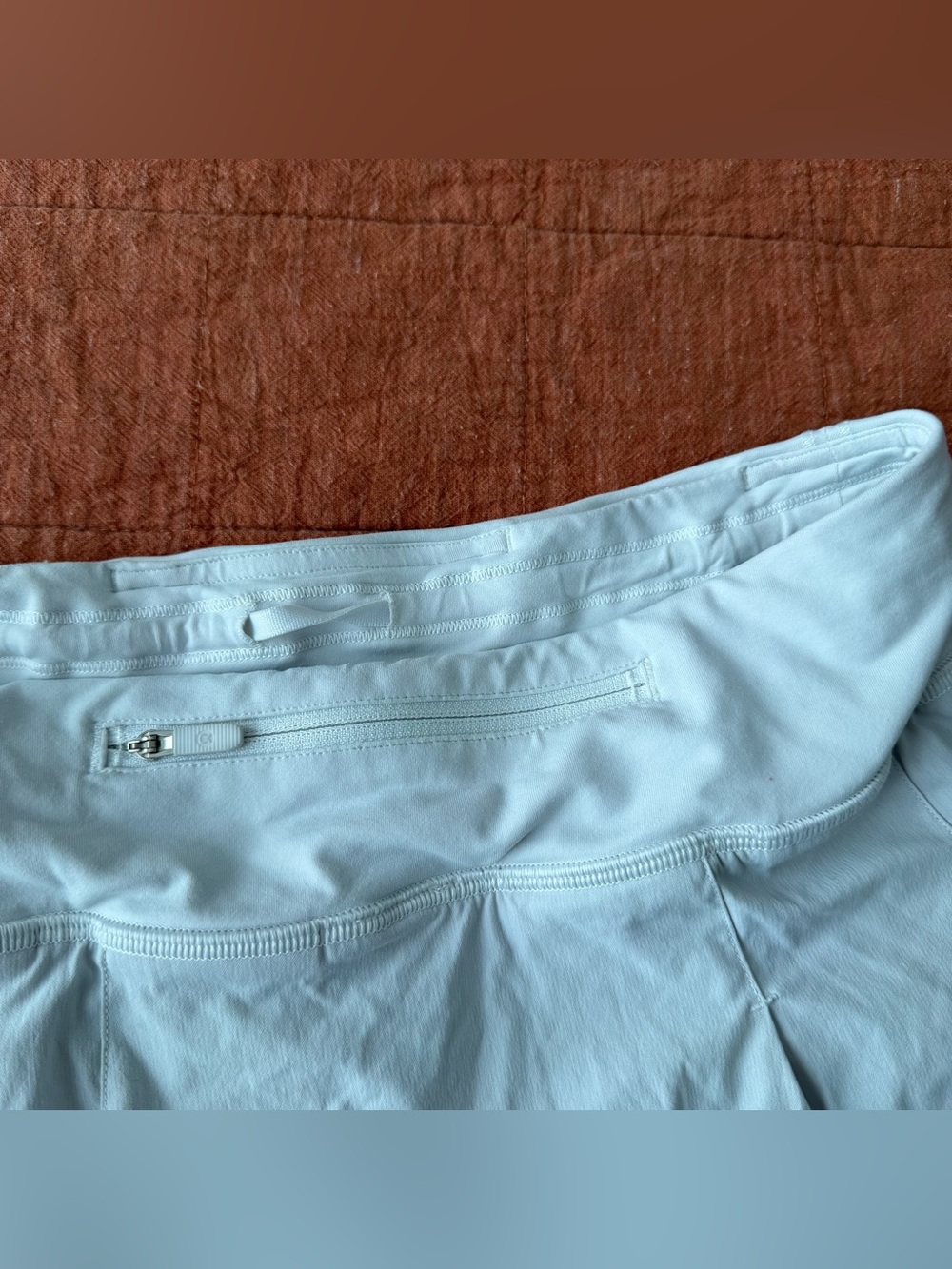 Lululemon Pace Rival Skirt (Tall) *4-way Stretch 15" White 4 Tennis Skort W8A85T - Picture 6 of 10